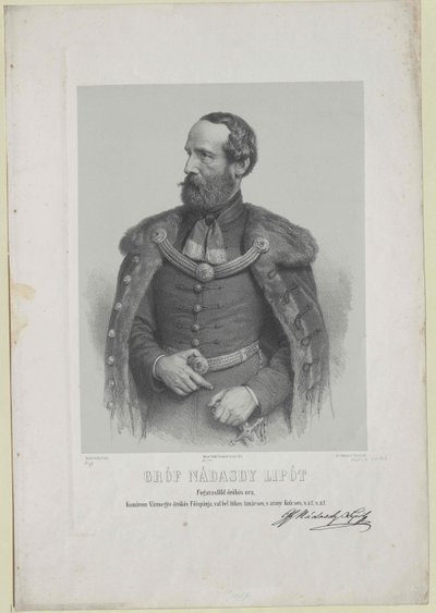 Leopold graaf Nadasdy-Nadasd-Fogaras door Artist Unknown