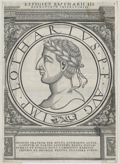 Lotharius I door Artist Unknown