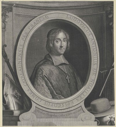 Louis Antoine de Noailles door Artist Unknown