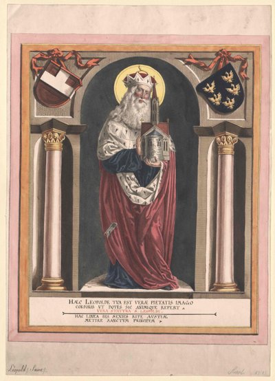 Markgraaf van Oostenrijk heilige Leopold III door Artist Unknown