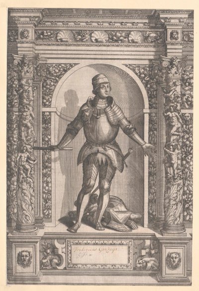 Markgraaf van Mantua Frederik I Gonzaga door Artist Unknown