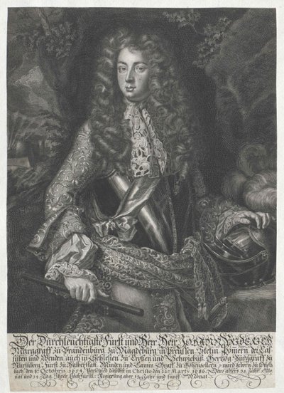 Markgraaf van Brandenburg-Ansbach Johann Frederik door Artist Unknown