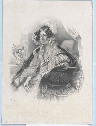 Maria Rosa gravin Kinsky von Wchinitz en Tettau door Artist Unknown