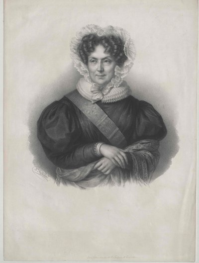 Marie Benoite Prevost de La Croix door Artist Unknown