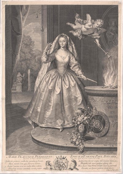 Marie Francoise Perdrigeon door Artist Unknown