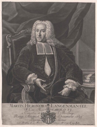 Martin Jeroen Langenmantel door Artist Unknown