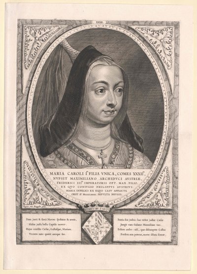 Maria van Bourgondië door Artist Unknown