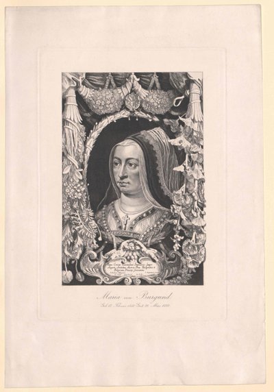 Maria van Bourgondië door Artist Unknown