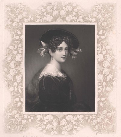 Maximiliane Borzaga door Artist Unknown