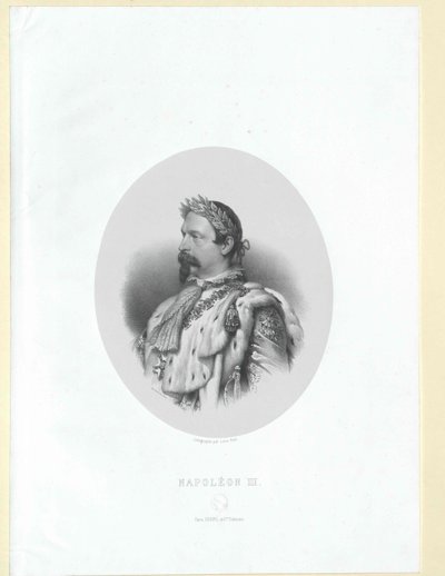 Napoleon III Keizer van de Fransen, door Artist Unknown