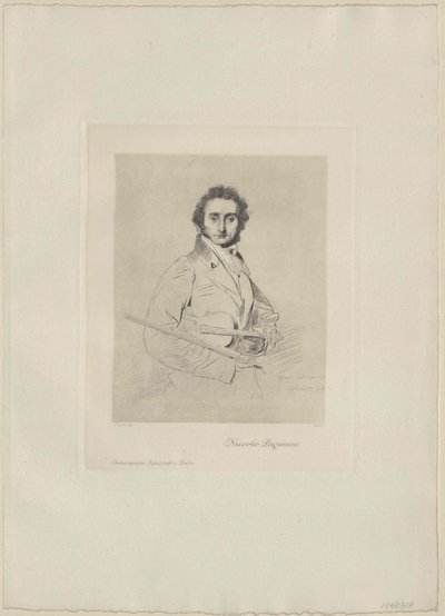 Niccolo Paganini door Artist Unknown