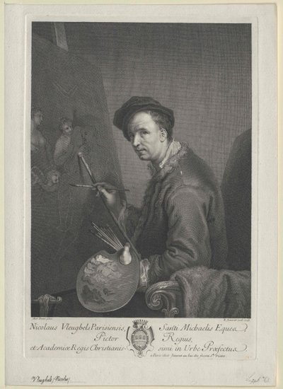 Nicolas Vleughels door Artist Unknown