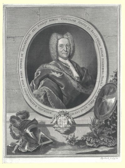 Nikolaus Bartholomeus Baron von Danckelmann (druk) door Artist Unknown