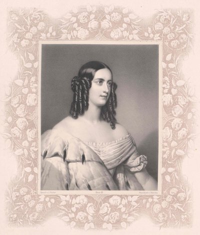 Oettingen-Oettingen and Oettingen-Wallerstein, Caroline princess to (1824-1889) door Artist Unknown