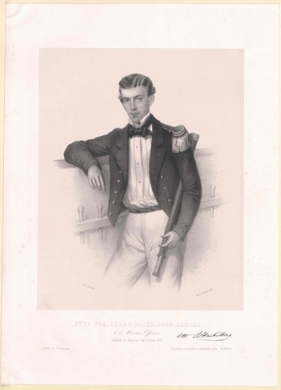 Otto baron Hackelberg-Landau naar Hoechenberg door Artist Unknown
