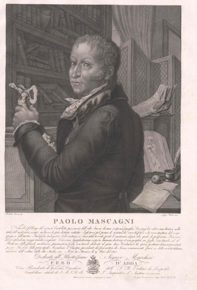 Paolo Mascagni door Artist Unknown