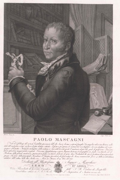 Paolo Mascagni door Artist Unknown