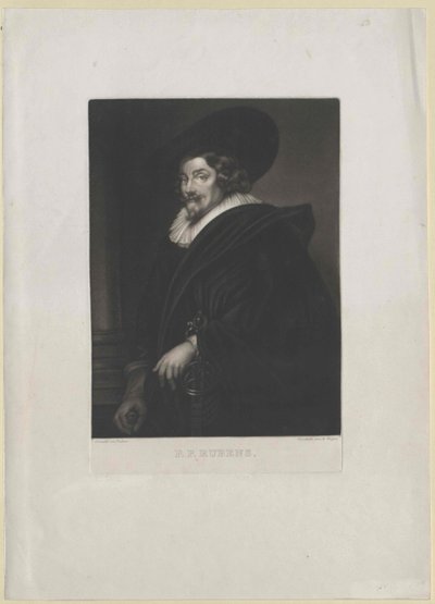 Peter Paul Rubens door Artist Unknown
