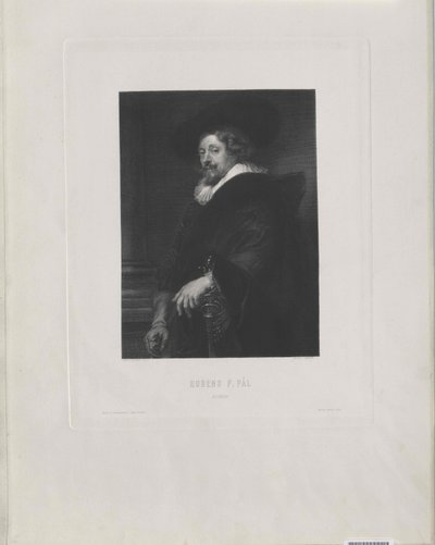 Peter Paul Rubens door Artist Unknown