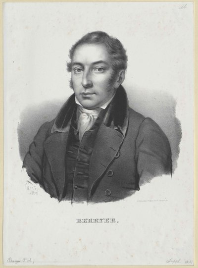 Pierre Antoine Berryer (afdruk) door Artist Unknown