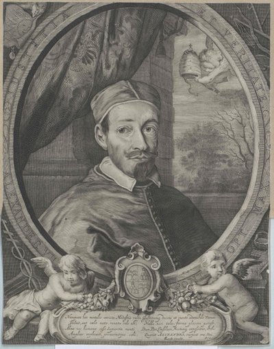 Paus Alexander VII door Artist Unknown
