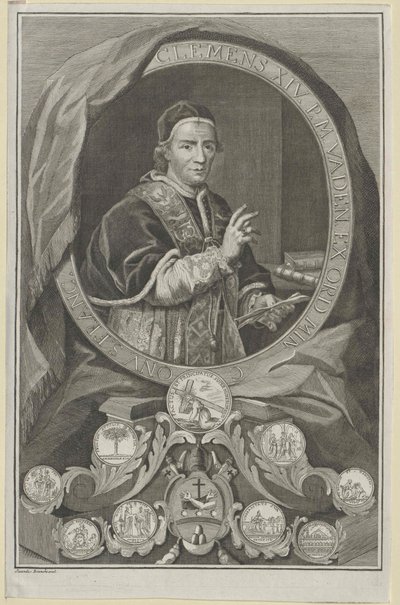 Paus Clemens XIV door Artist Unknown