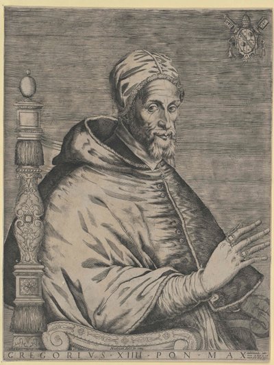 Paus Gregorius XIV door Artist Unknown