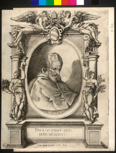 Paus Pius V door Artist Unknown
