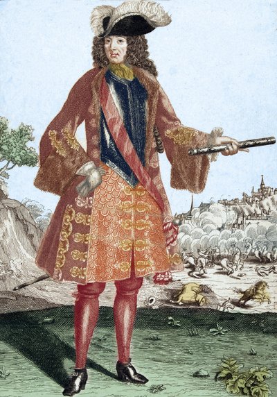 Portret van maarschalk Francois de Neufville, hertog van Villeroy - Francois de Neufville de Villeroy door Artist Unknown