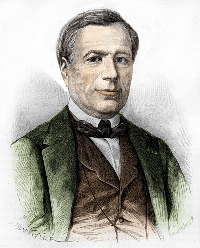 Portret van Xavier MARMIER Schrijver, dichter, reiziger, vertaler van Noordelijke literatuur. door Artist Unknown