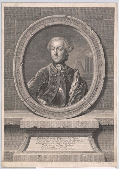 Prins van Brunswijk-Wolfenbuettel Albrecht Hendrik door Artist Unknown