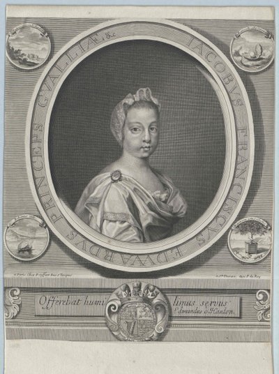 Prins van Engeland Jakob Eduard door Artist Unknown