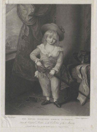 Prins van Engeland Oktavius door Artist Unknown
