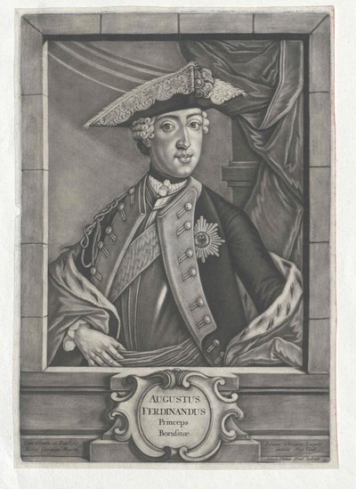 Prins van Pruisen Ferdinand door Artist Unknown
