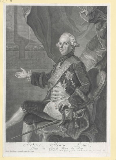 Prins van Pruisisch Hendrik door Artist Unknown