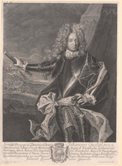 Prins van Saksen-Gotha Johann Wilhelm door Artist Unknown