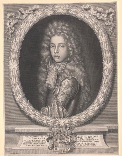 Prins van Saksen-Gotha Johann Wilhelm door Artist Unknown