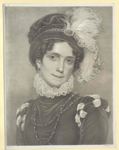 Prinses van Baden Caroline door Artist Unknown