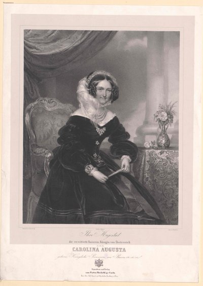 Prinses van Beieren (1792-1873) Caroline door Artist Unknown
