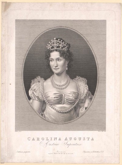 Prinses van Beieren (1792-1873) Caroline door Artist Unknown