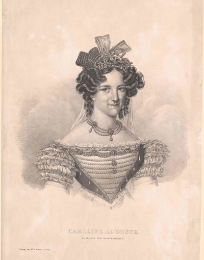 Prinses van Beieren (1792-1873) Caroline door Artist Unknown
