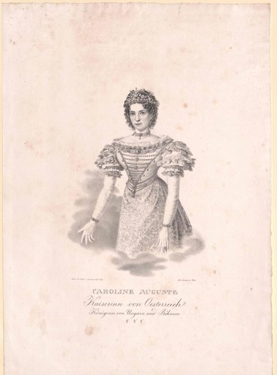 Prinses van Beieren (1792-1873) Caroline door Artist Unknown