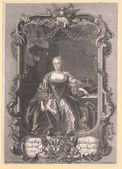 Prinses van Beieren Maria Josefa door Artist Unknown