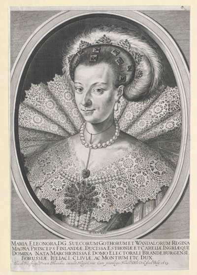 Prinses van Brandenburg Marie Eleonore door Artist Unknown