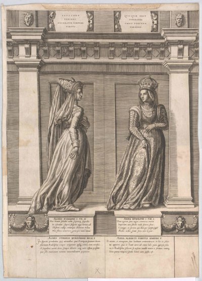 Prinses van Bourgondië Agnes door Artist Unknown