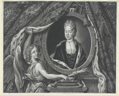 Prinses van Hessen-Darmstadt Magdalena Sibyl door Artist Unknown