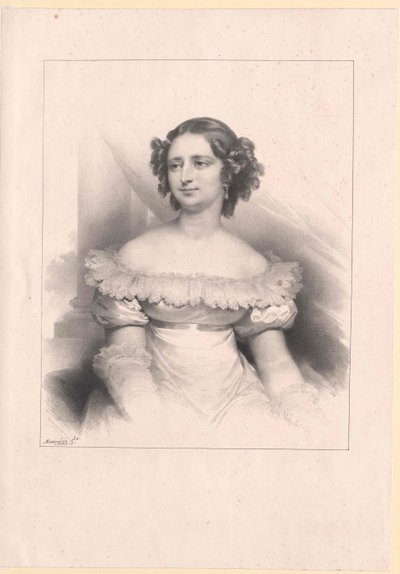 Prinses van Holstein-Sonderburg-Augustenburg Caroline door Artist Unknown
