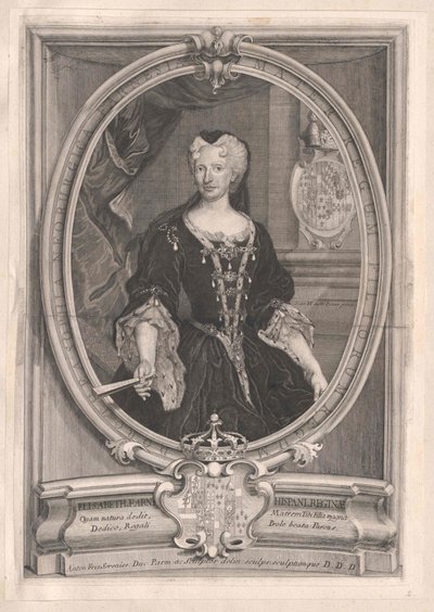 Prinses van Parma-Farnese Elisabeth door Artist Unknown