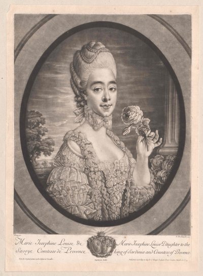 Prinses van Savoye Louise door Artist Unknown