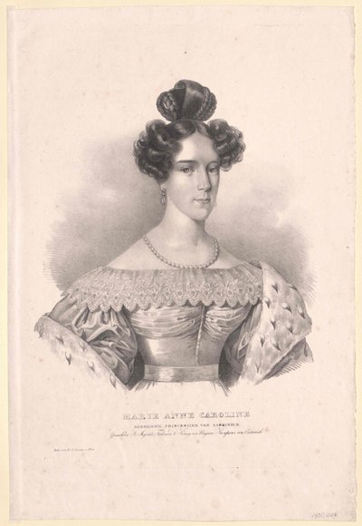 Prinses van Savoyen-Sardinien Maria Anna door Artist Unknown
